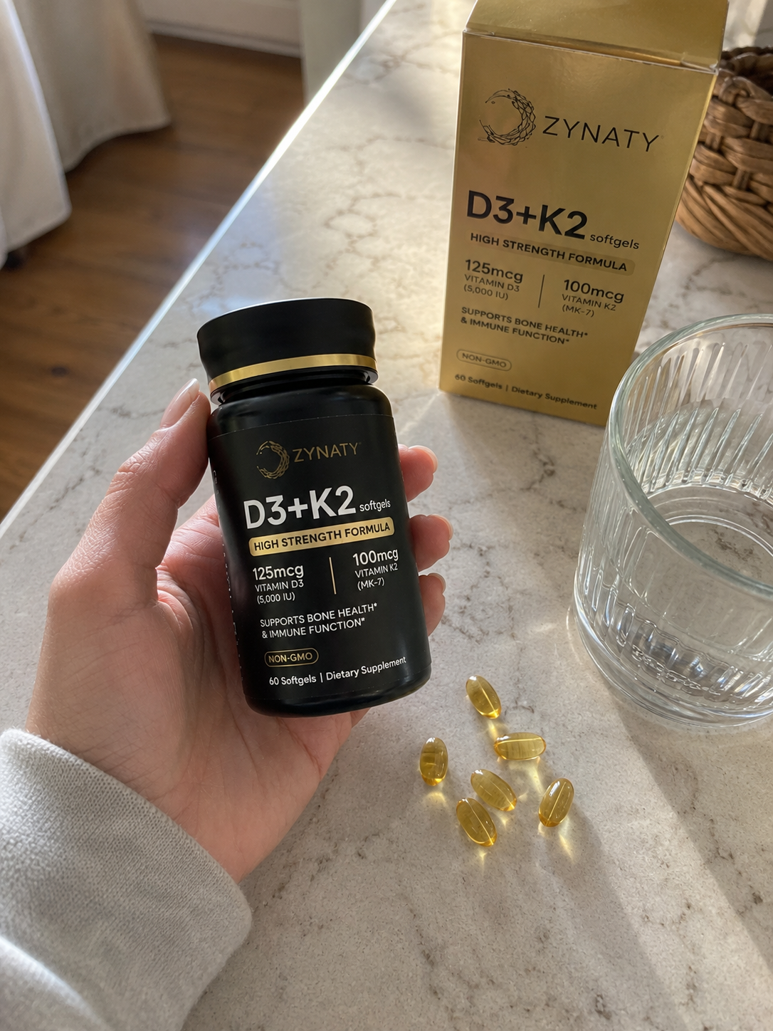 Zynaty Vitamin D3 + K2